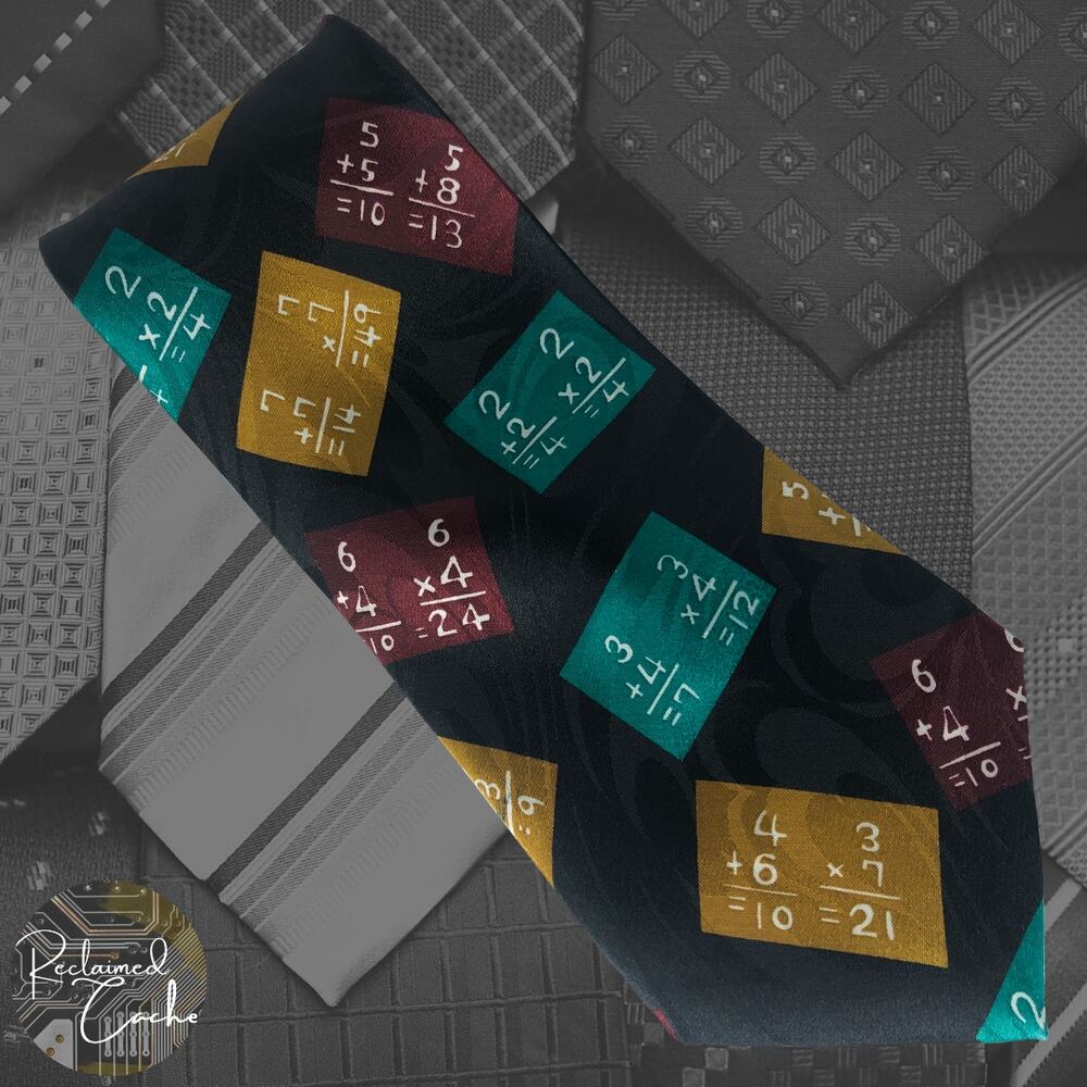 Math Problems Tie - image 1